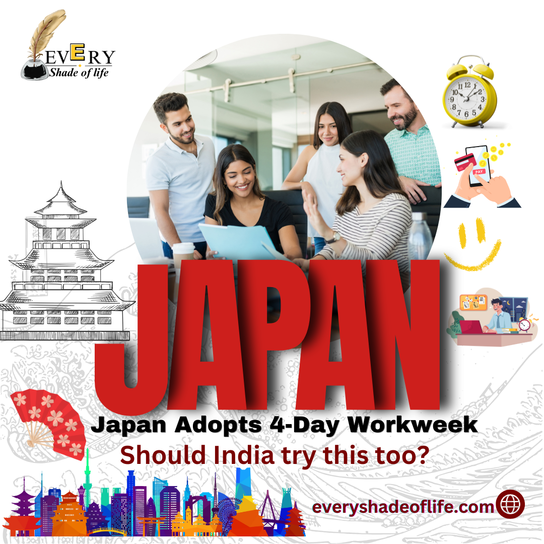 Japan Starts 4-Day Workweek: Countries That Are Making the Shift for Better Productivity and Work-Life Balance Less time at work, more life outside it and still 100% productivity? Yes, it’s happening. The dream of a permanent three-day weekend is slowly turning into reality. With changing work habits especially after the pandemic many countries and companies are now seriously thinking about the benefits of a 4-day workweek